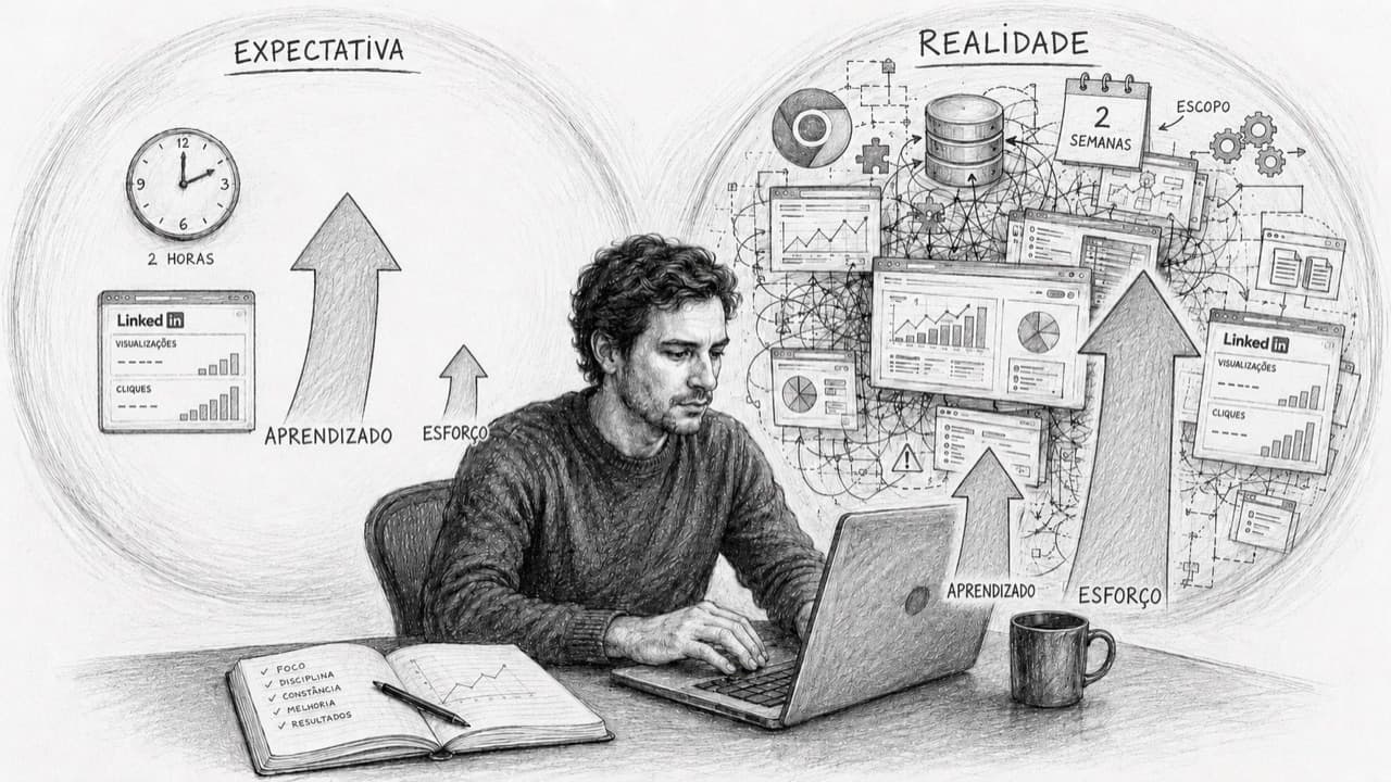 Gastei tempo demais no projeto de IA errado. E faria de novo.